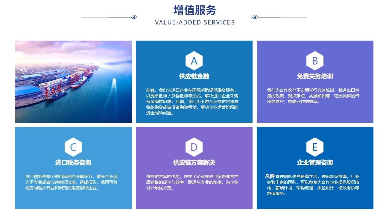 凡爵進(jìn)口報(bào)關(guān)增值服務(wù)