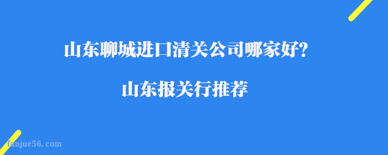 山東聊城進(jìn)口清關(guān)公司哪家好？山東報(bào)關(guān)行推薦