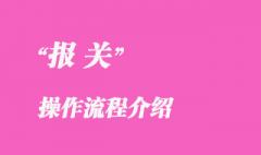 報關(guān)詳細(xì)流程介紹